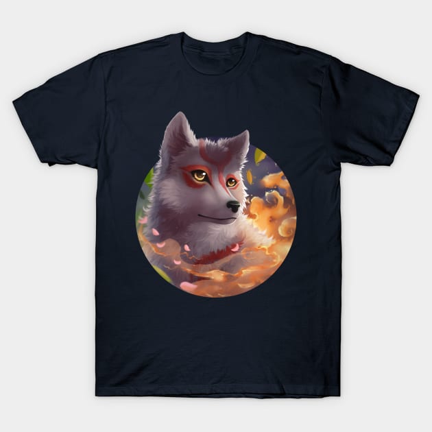 Okami - heaven's illumination T-Shirt by NezuPanda